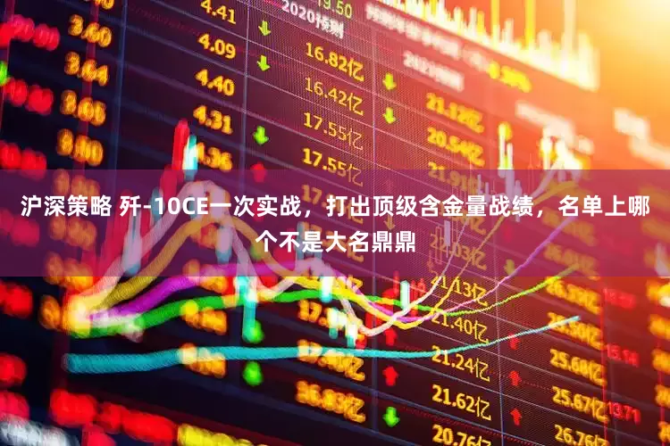 沪深策略 歼-10CE一次实战，打出顶级含金量战绩，名单上哪个不是大名鼎鼎